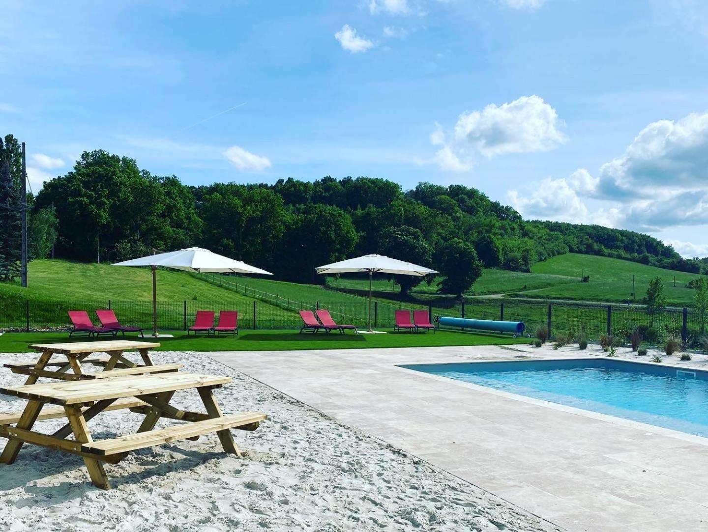 Hotel Domaine De Villot à Sainte-Colombe-de-Villeneuve Extérieur photo